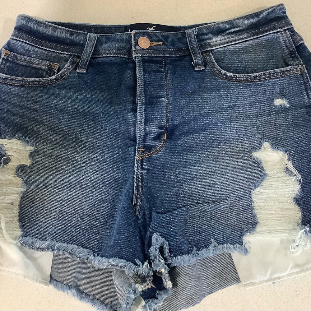 Hollister Blue jean shorts